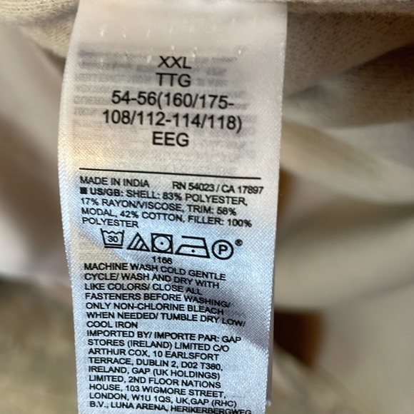 Banana republic barn jacket! Beautiful neutral color! NWT - Picture 8 of 8